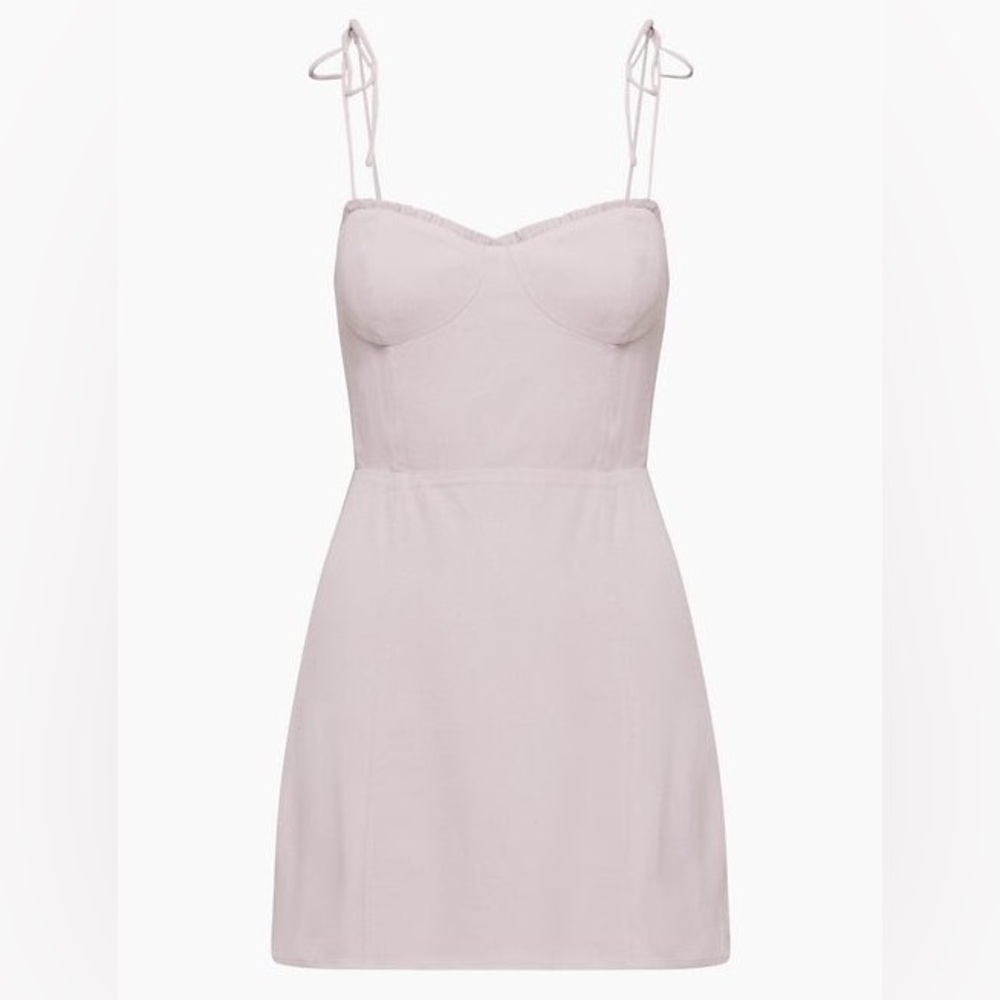 Aritzia Wilfred New Fable Mini Dress in Morado Grey Size 6